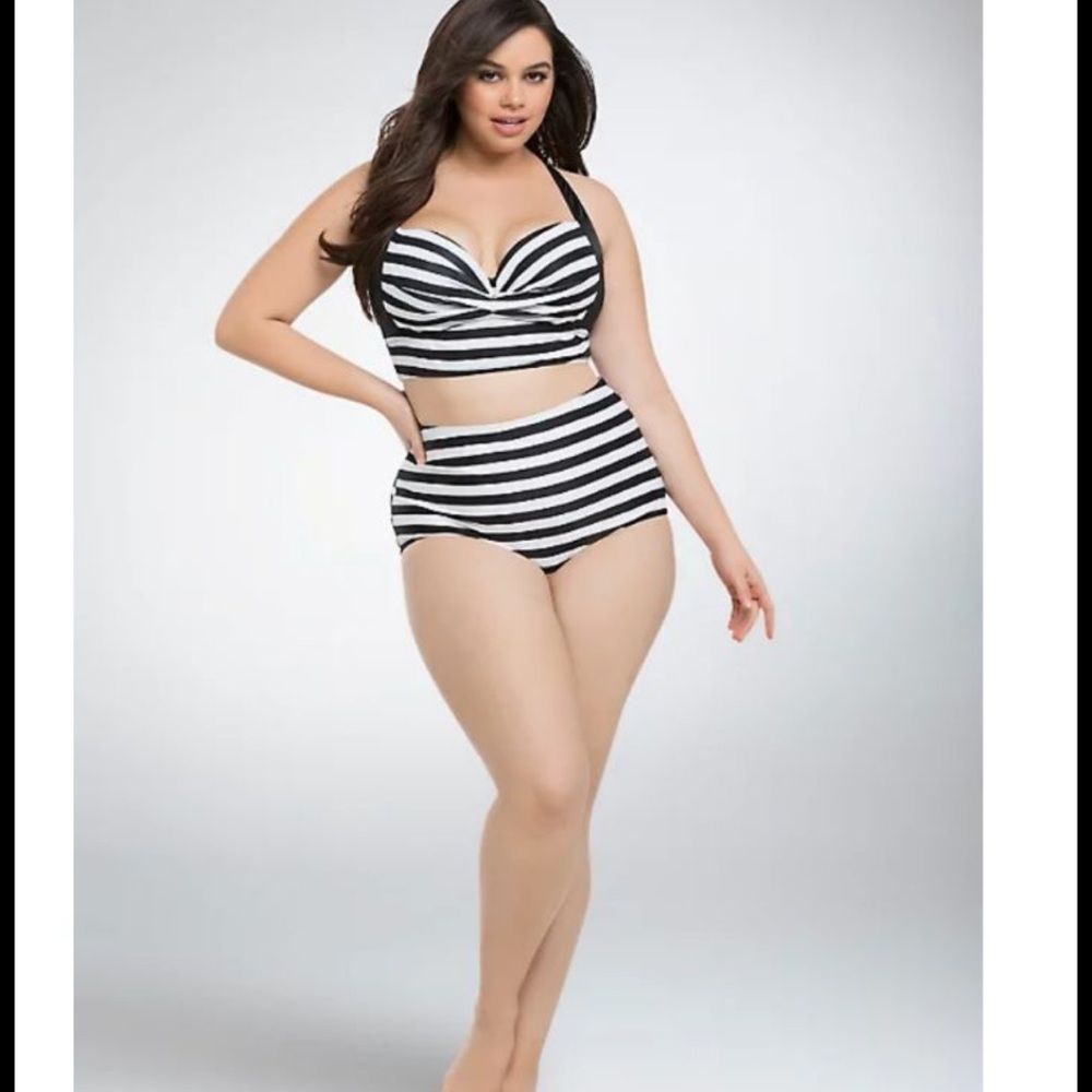 Torrid striped bikini
